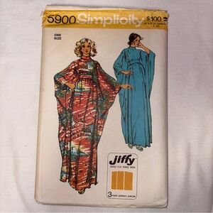 Vintage Simplicity S5900 caftan pattern
